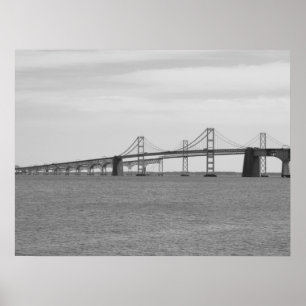 Póster Puente de la Bahía de Chesapeake
