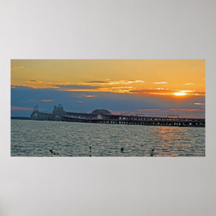 Póster Puente de la Bahía de Chesapeake