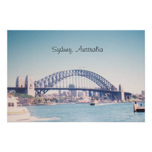 Póster Puente de la Bahía de Sydney, Australia