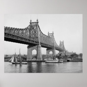 Póster Puente de la isla de Blackwell