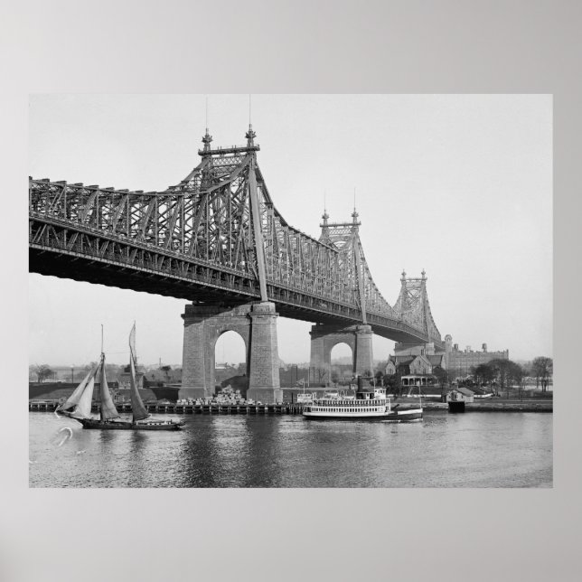 Póster Puente de la isla de Blackwell (Frente)