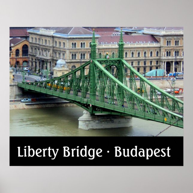 Póster Puente de la Libertad - Budapest, Hungría (Frente)