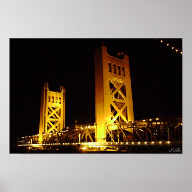 Póster Puente de la torre de Sacramento (Frente)