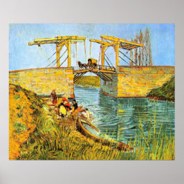 Póster Puente de Langlois en Arles por Vincent van Gogh