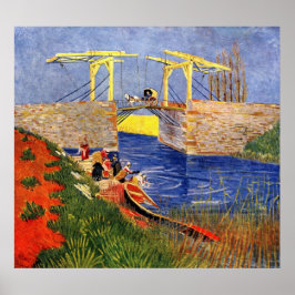 Póster Puente de Langlois en Arles por Vincent van Gogh
