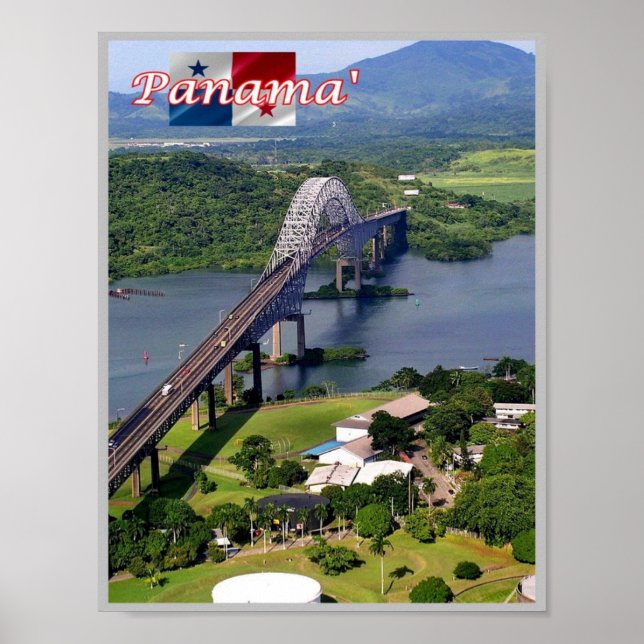 Póster Puente De Las Américas - Panamá (Frente)