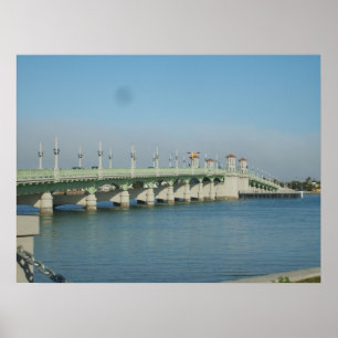 Póster Puente de leones