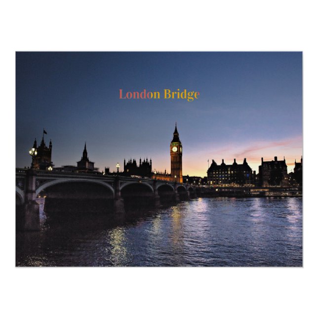 Póster Puente de Londres (Anverso)