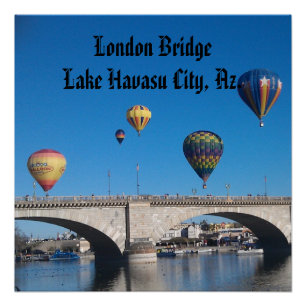 Póster Puente de Londres, Lago Havasu, Az.