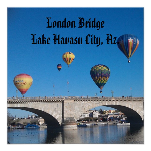 Póster Puente de Londres, Lago Havasu, Az. (Anverso)