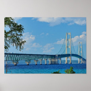 Póster Puente de Mackinac del poster