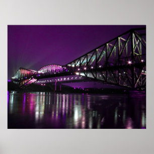 Póster Puente de Quebec