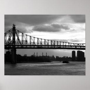 Póster Puente de Queensboro 15 x 11 poster - ninguna