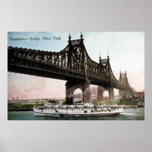 Póster Puente de Queensboro, Nueva York