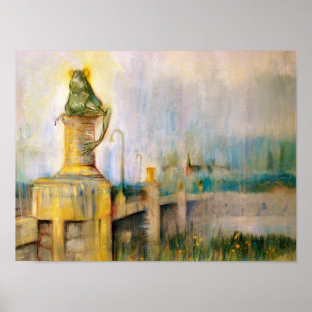 Póster Puente de ranas del condado de Windham, CT (Frente)