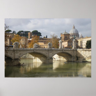 Póster Puente de Roma, Tíber