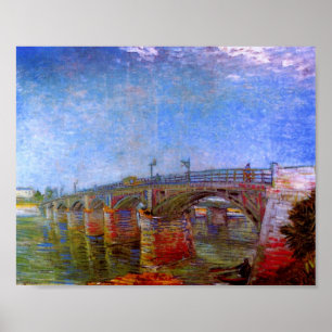 Póster Puente de Sena en Asnières (F240)Bella Artes Van G