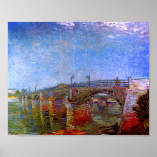 Póster Puente de Sena en Asnières (F240)Bella Artes Van G