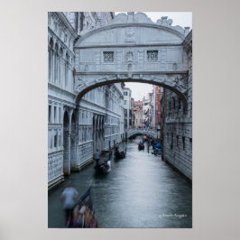 Póster Puente de Sighs Imagen de Venecia