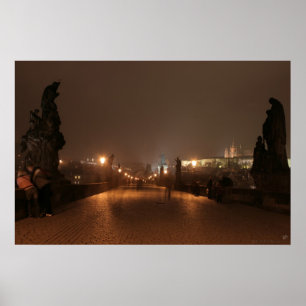 Póster Puente de St Charles, Praga