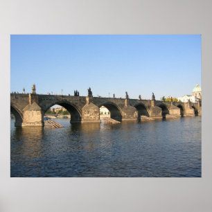 Póster Puente de St Charles, Praga