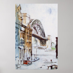 Póster Puente de Tyne de decano Street Print
