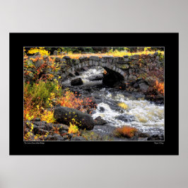 Póster Puente del Arco de Piedra Antrim - Nuevo Hampshire