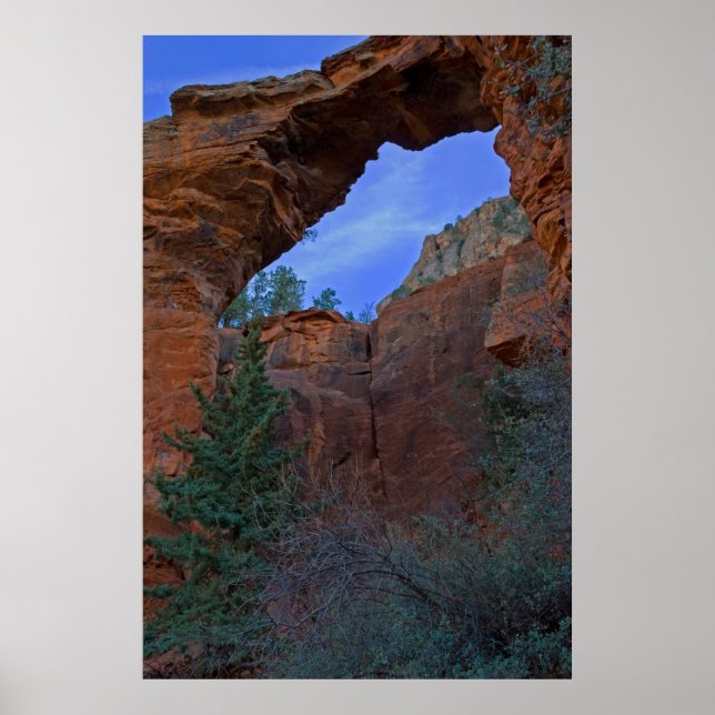 Póster Puente del diablo en Sedona, AZ 3445 (Frente)