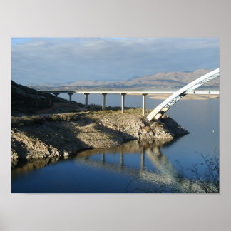 Póster Puente del lago Roosevelt, Arizona