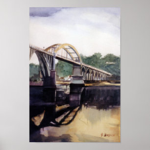 Póster Puente del Pedrido (A Coruña)