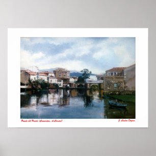 Póster Puente del Puerto (Camariñas. A Coruña)