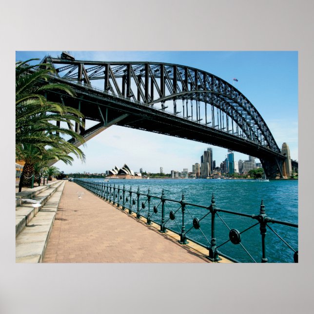 Póster puente del puerto de sydney (Frente)