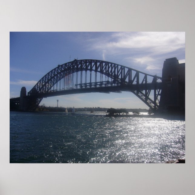 Póster puente del puerto de sydney (Frente)