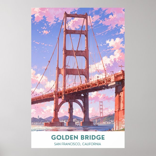Póster Puente dorado - San Francisco, California (Frente)