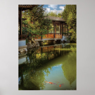Póster Puente - El Jardín Chino
