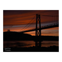 Puente en el Poster Sunset