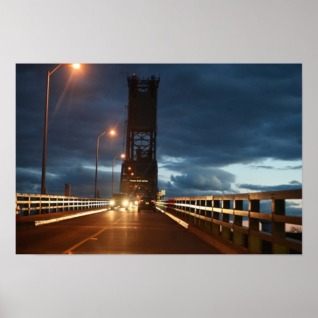 Póster Puente en Poster nocturno (Frente)