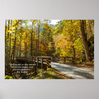 Póster Puente entre objetivos y logros