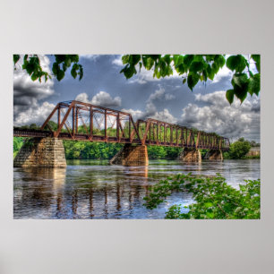 Póster Puente ferroviario