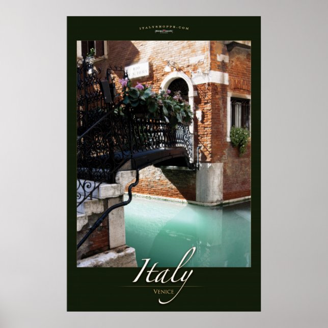 Póster Puente floral (Frente)