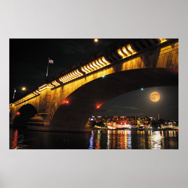 Póster Puente Full Moon London (Frente)