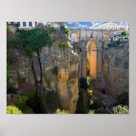 Póster Puente giratorio - Ronda - La España real