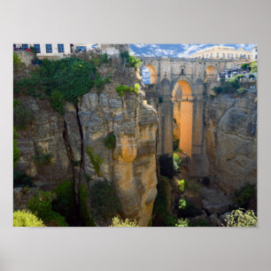 Póster Puente giratorio - Ronda - La España real