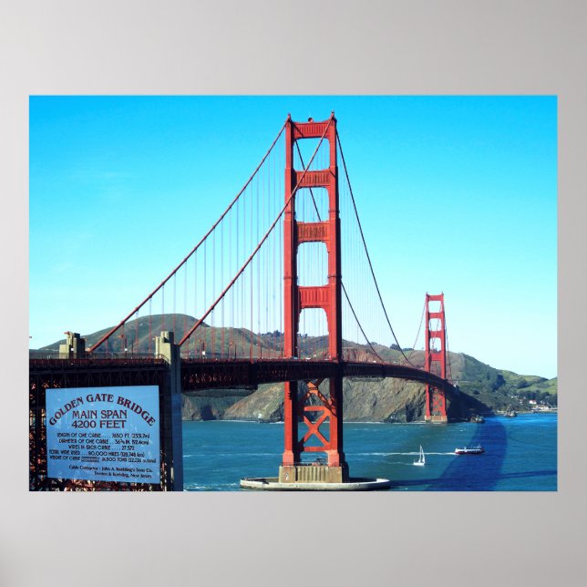 Póster Puente Golden Gate (Frente)