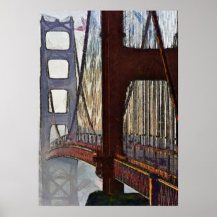 Póster Puente Golden Gate - 20x28