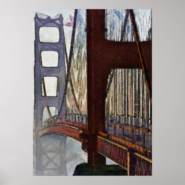 Póster Puente Golden Gate - 20x28 (Frente)
