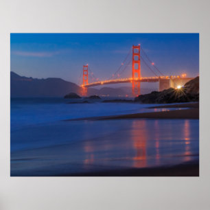 Póster Puente Golden Gate de San Francisco California
