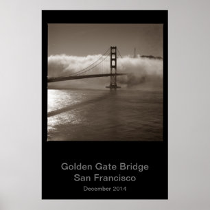 Póster Puente Golden Gate diciembre 2015 #1