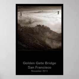 Póster Puente Golden Gate noviembre 2014 #1