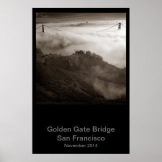 Póster Puente Golden Gate noviembre 2014 #1